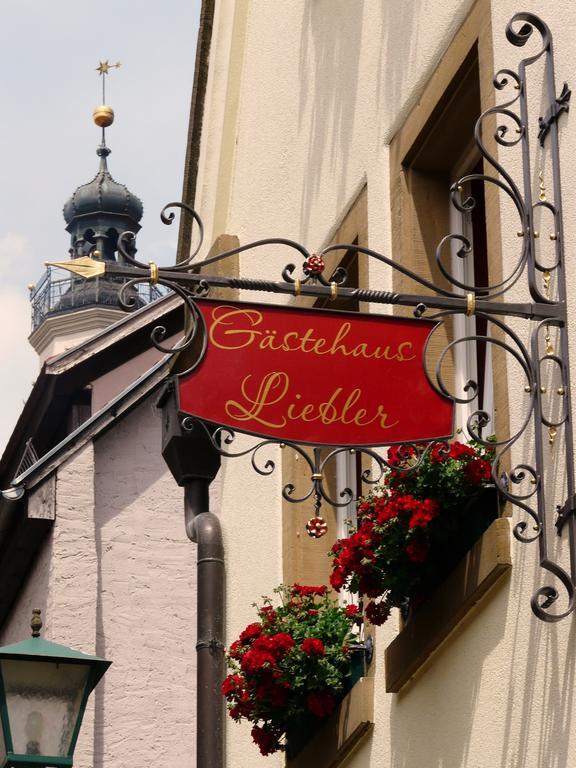 Gaestehaus Liebler โรเทนบวร์ก อ็อบ แดร์เทาเบอร์ ภายนอก รูปภาพ
